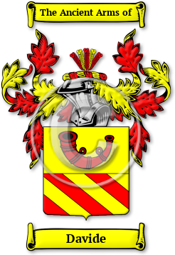Davide Family Crest Download (jpg) Legacy Series - 150 DPI