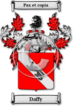 Daffy Family Crest Download (jpg) Legacy Series - 150 DPI