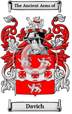 Davich Family Crest Download (JPG) Heritage Series - 600 DPI