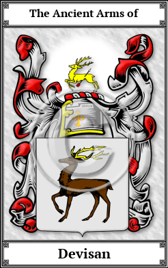 Devisan Family Crest Download (JPG)  Book Plated - 150 DPI