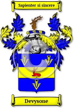 Devysone Family Crest Download (jpg) Legacy Series - 150 DPI