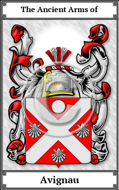 Avignau Family Crest Download (JPG)  Book Plated - 150 DPI