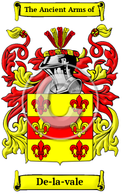 De-la-vale Family Crest Download (JPG) Heritage Series - 300 DPI
