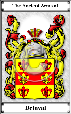Delaval Family Crest Download (JPG)  Book Plated - 150 DPI