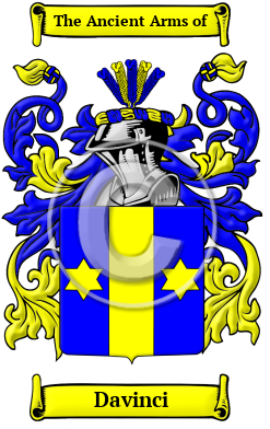 Davinci Family Crest/Coat of Arms