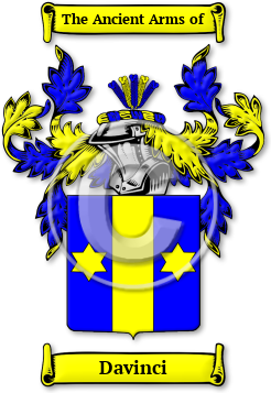 Davinci Family Crest Download (jpg) Legacy Series - 150 DPI