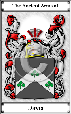 Davis Family Crest Download (JPG)  Book Plated - 150 DPI
