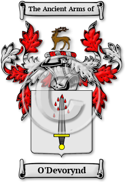 O'Devorynd Family Crest Download (jpg) Legacy Series - 150 DPI