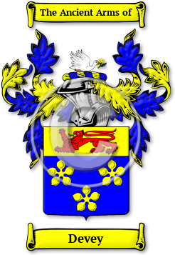 Devey Family Crest Download (JPG) Legacy Series - 600 DPI