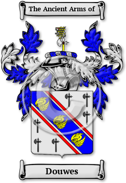 Douwes Family Crest Download (jpg) Legacy Series - 150 DPI