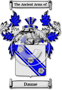 Daune Family Crest Download (JPG) Legacy Series - 600 DPI
