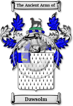 Dawsolm Family Crest Download (jpg) Legacy Series - 150 DPI
