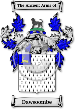 Dawsoombe Family Crest Download (jpg) Legacy Series - 150 DPI