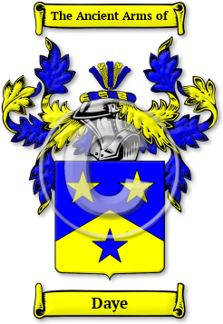 Daye Family Crest Download (JPG) Legacy Series - 300 DPI