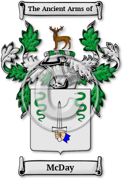 McDay Family Crest Download (jpg) Legacy Series - 150 DPI