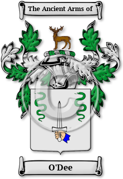 O'Dee Family Crest Download (JPG) Legacy Series - 600 DPI