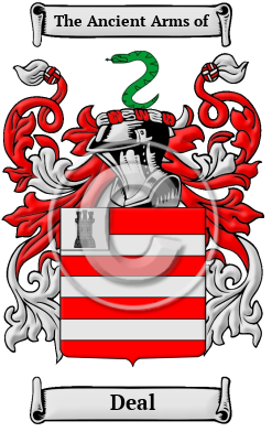 Deal Family Crest Download (JPG) Heritage Series - 600 DPI