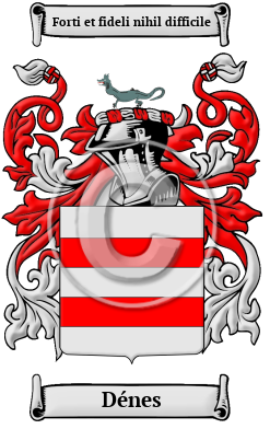 Dénes Family Crest Download (JPG) Heritage Series - 300 DPI