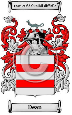 Dean Family Crest Download (JPG) Heritage Series - 600 DPI