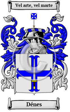 Dénes Family Crest Download (JPG) Heritage Series - 300 DPI