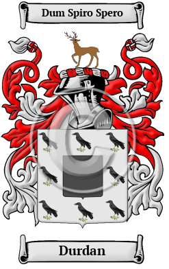 Durdan Family Crest Download (JPG) Heritage Series - 600 DPI