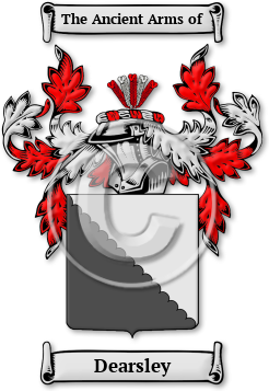 Dearsley Family Crest Download (jpg) Legacy Series - 150 DPI