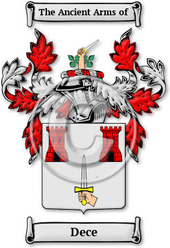 Dece Family Crest Download (jpg) Legacy Series - 150 DPI