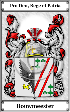 Bouwmeester Family Crest Download (JPG) Book Plated - 600 DPI