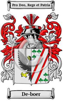 De-boer Family Crest Download (JPG) Heritage Series - 300 DPI