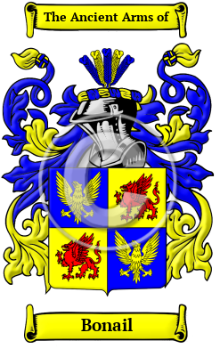 Bonail Family Crest Download (JPG) Heritage Series - 600 DPI