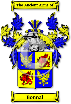 Bonnal Family Crest Download (jpg) Legacy Series - 150 DPI