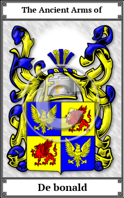 De bonald Family Crest Download (JPG)  Book Plated - 150 DPI