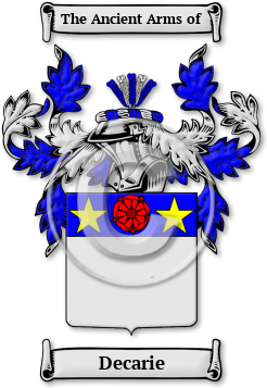Decarie Family Crest Download (JPG) Legacy Series - 600 DPI