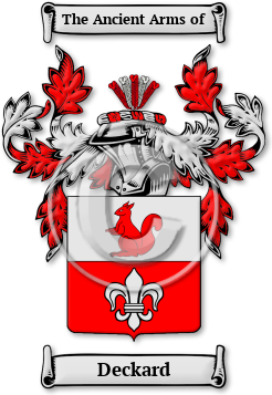 Deckard Family Crest Download (jpg) Legacy Series - 150 DPI