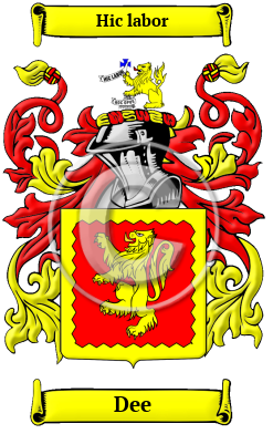 Dee Family Crest Download (JPG) Heritage Series - 600 DPI