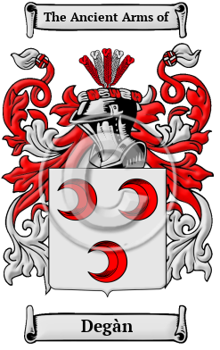 Degàn Family Crest Download (JPG) Heritage Series - 300 DPI