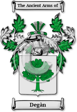 Degàn Family Crest Download (jpg) Legacy Series - 150 DPI
