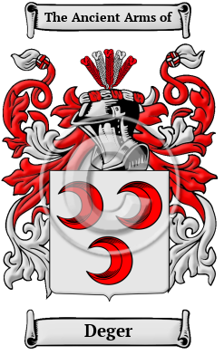 Deger Family Crest Download (JPG) Heritage Series - 600 DPI