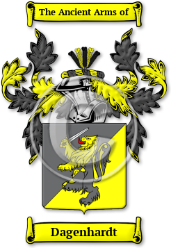 Dagenhardt Family Crest Download (jpg) Legacy Series - 150 DPI