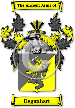 Deganhart Family Crest Download (jpg) Legacy Series - 150 DPI
