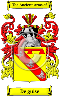 De guise Family Crest/Coat of Arms