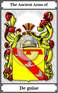 De guise Family Crest Download (JPG) Book Plated - 150 DPI
