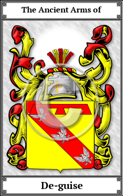 De-guise Family Crest Download (JPG)  Book Plated - 150 DPI