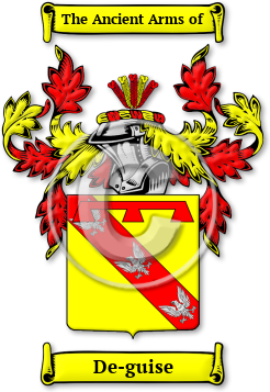 De-guise Family Crest Download (jpg) Legacy Series - 150 DPI