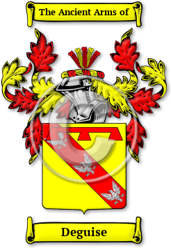 Deguise Family Crest Download (jpg) Legacy Series - 150 DPI