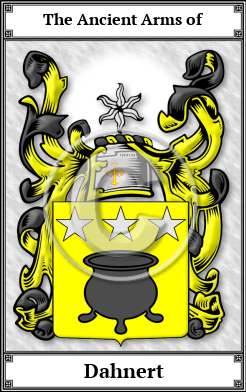 Dahnert Family Crest Download (JPG)  Book Plated - 150 DPI