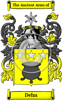 Dehn Family Crest Download (JPG) Heritage Series - 300 DPI