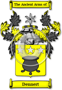 Dennert Family Crest Download (JPG) Legacy Series - 600 DPI