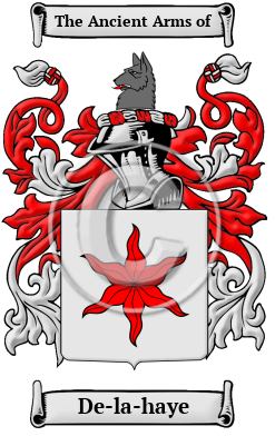 De-la-haye Family Crest Download (JPG) Heritage Series - 300 DPI