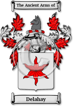 Delahay Family Crest Download (JPG) Legacy Series - 600 DPI